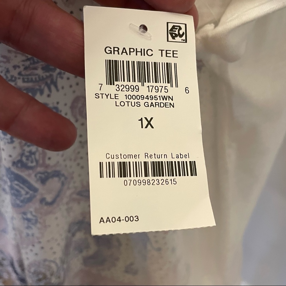 🔥 3 FOR $25 SALE 🔥 Women's Style & Co Short Sleeve Graphic Tee - Picture 5 of 10